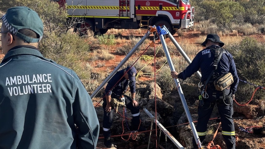 CDATA[## A Terrifying Ordeal in the Outback
A 60-year-old woman survived a harrowing 12-hour ordeal after falling eight metres into a cave in remote Western Australia, sparking a massive multi-agency rescue effort in the Goldfields region.
### The Rescue Unfolds
Police and paramedics were called to David Carnegie Road in Lake Wells, approximately 1,400 kilometres north-east of Perth, around 5pm on Friday after reports emerged of the woman's fall into the cave system at Empress Spring.
Multiple agencies collaborated on the scene, including the Department of Fire and Emergency Services crews, Laverton Police, St John WA, the WA Country Health Service, and the WA Department of Health.
![A fire engine and emergency services personnel work to free a woman from a cave.