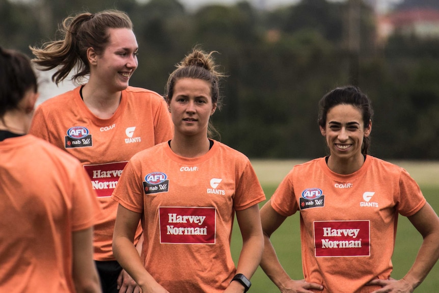 Amanda Farrugia in GWS training