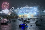 Fireworks light up Sydney's Harbour Bridge