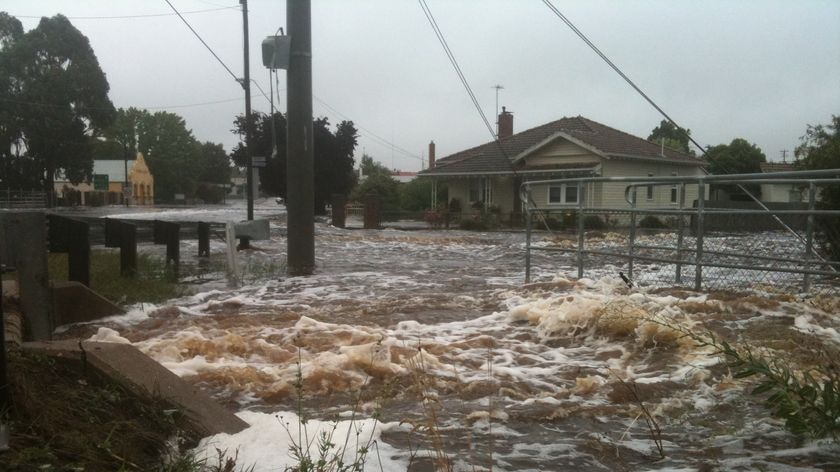 Flooding in Beaufort, Victoria