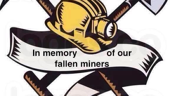 Logo from the Facebook page set up as a tribute to the miners, Alistair Lucas and Craig Gleeson.