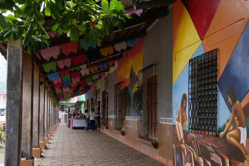 A colourful street