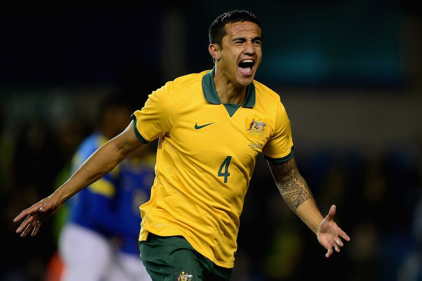 Cahill becomes Socceroos all-time leading goalscorer
