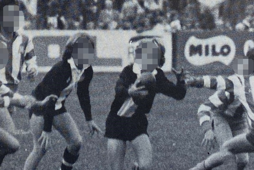 Boys playing in the Little League for St Kilda.