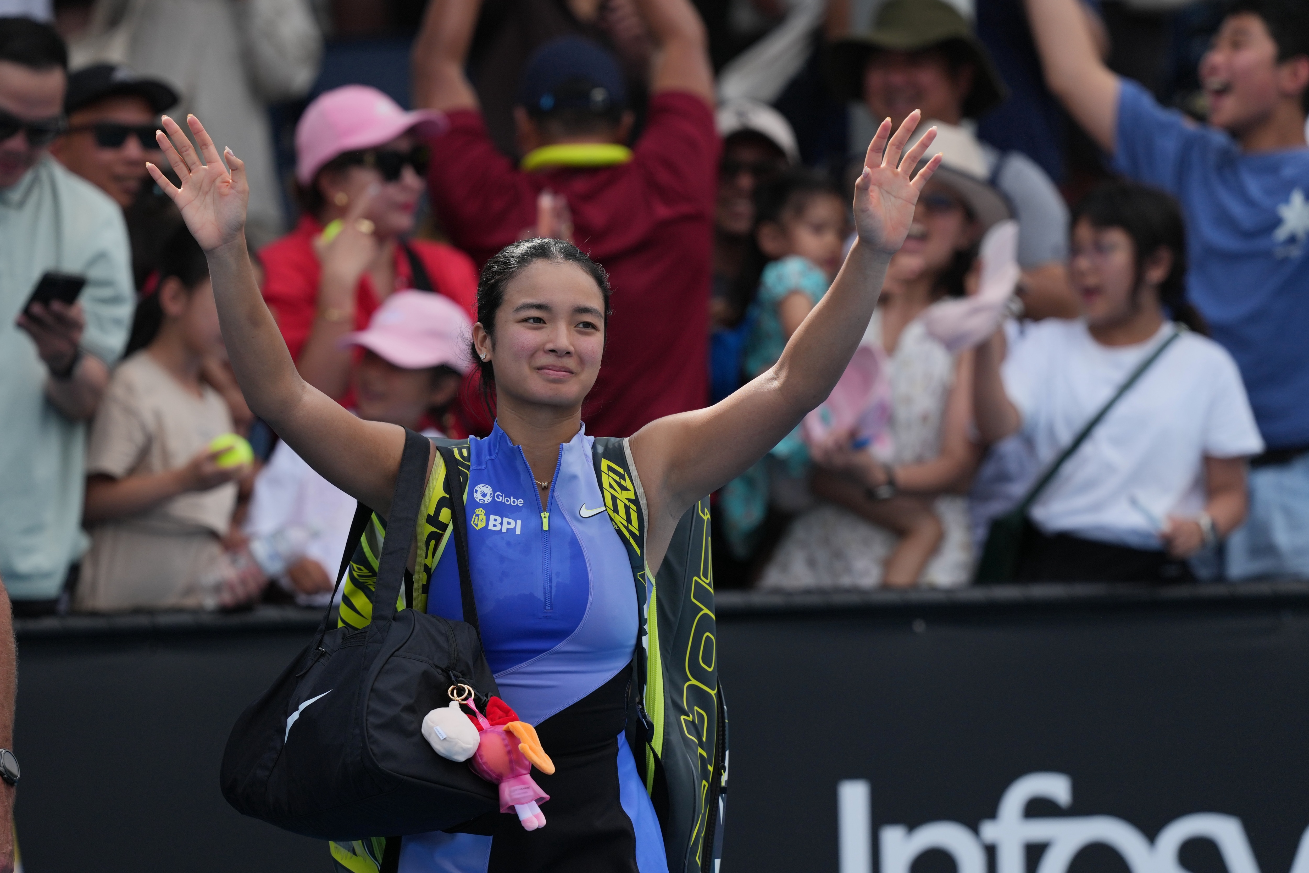 'I felt so loved': Philippines star sends Aus Open crowds into a frenzy