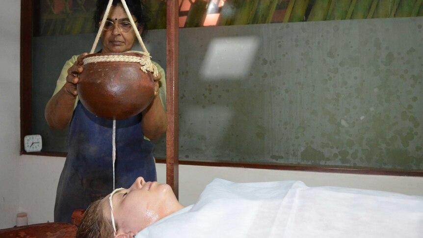 Many foreigners are taking to India's 5,000 year-old traditional form of healing, Ayurveda, in a big way.