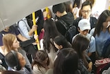 Overcrowded train