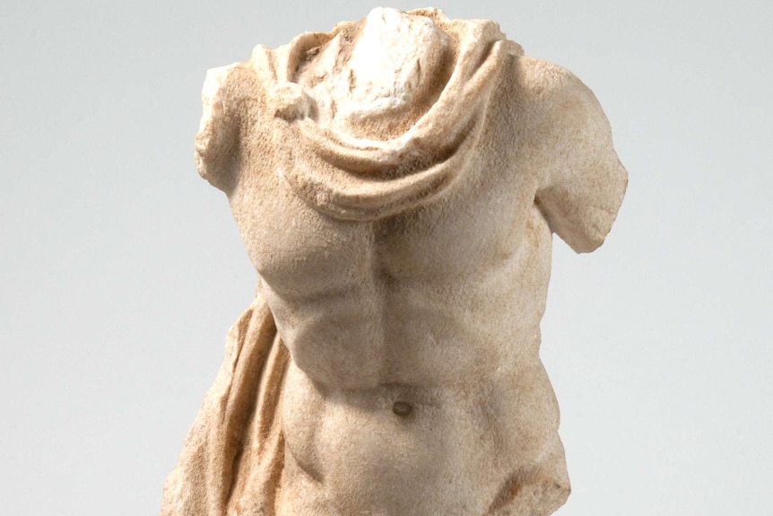 Roman marble torso