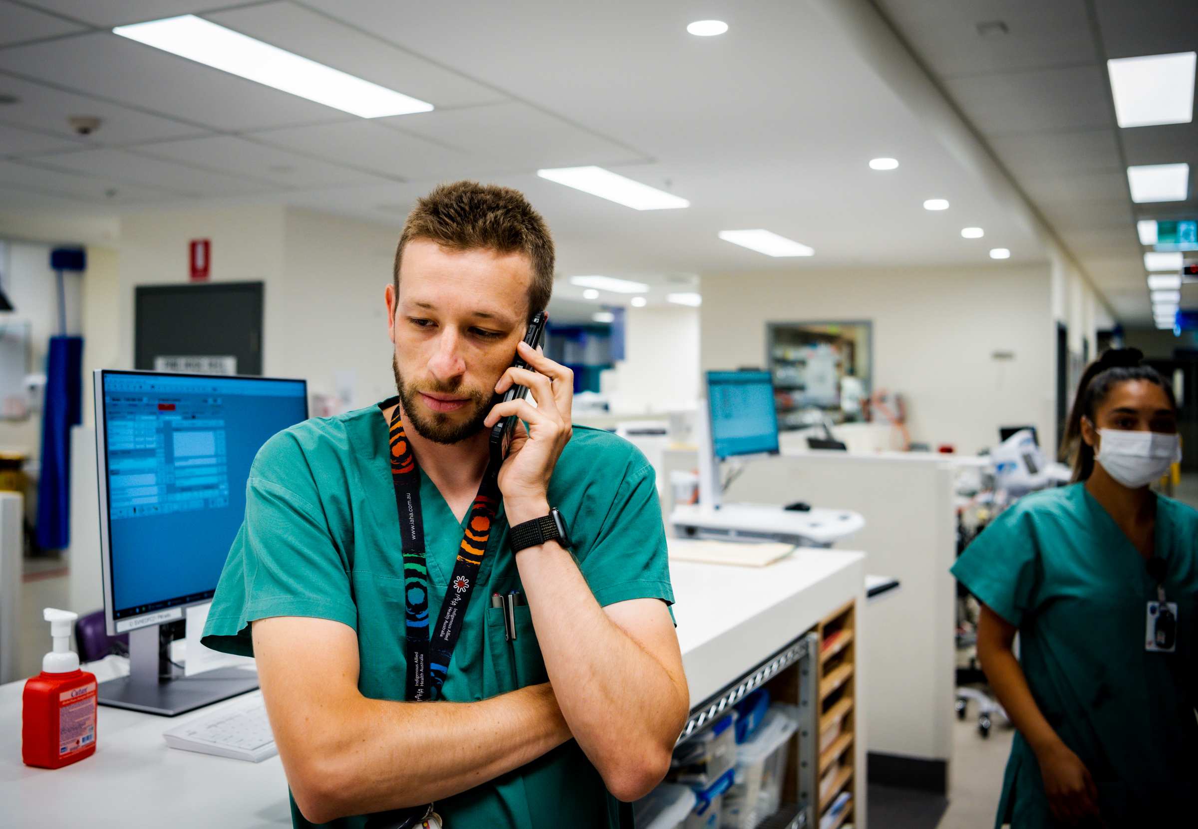 The emergency room with St Vinnies.