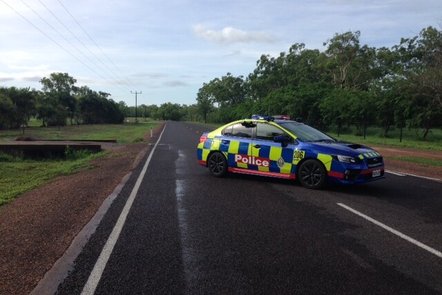 Police at the scene of a fatal accident in Herbert