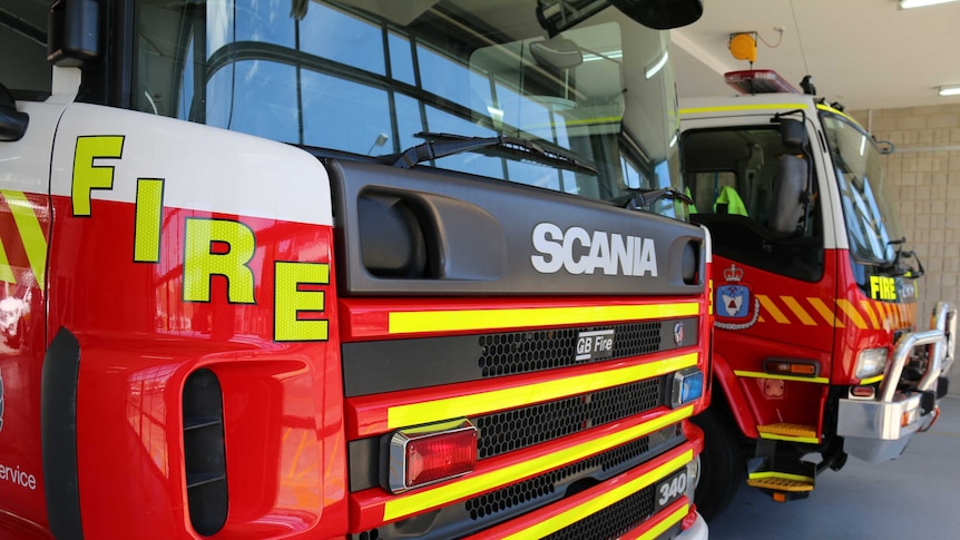 Tasmania Fire Service trucks