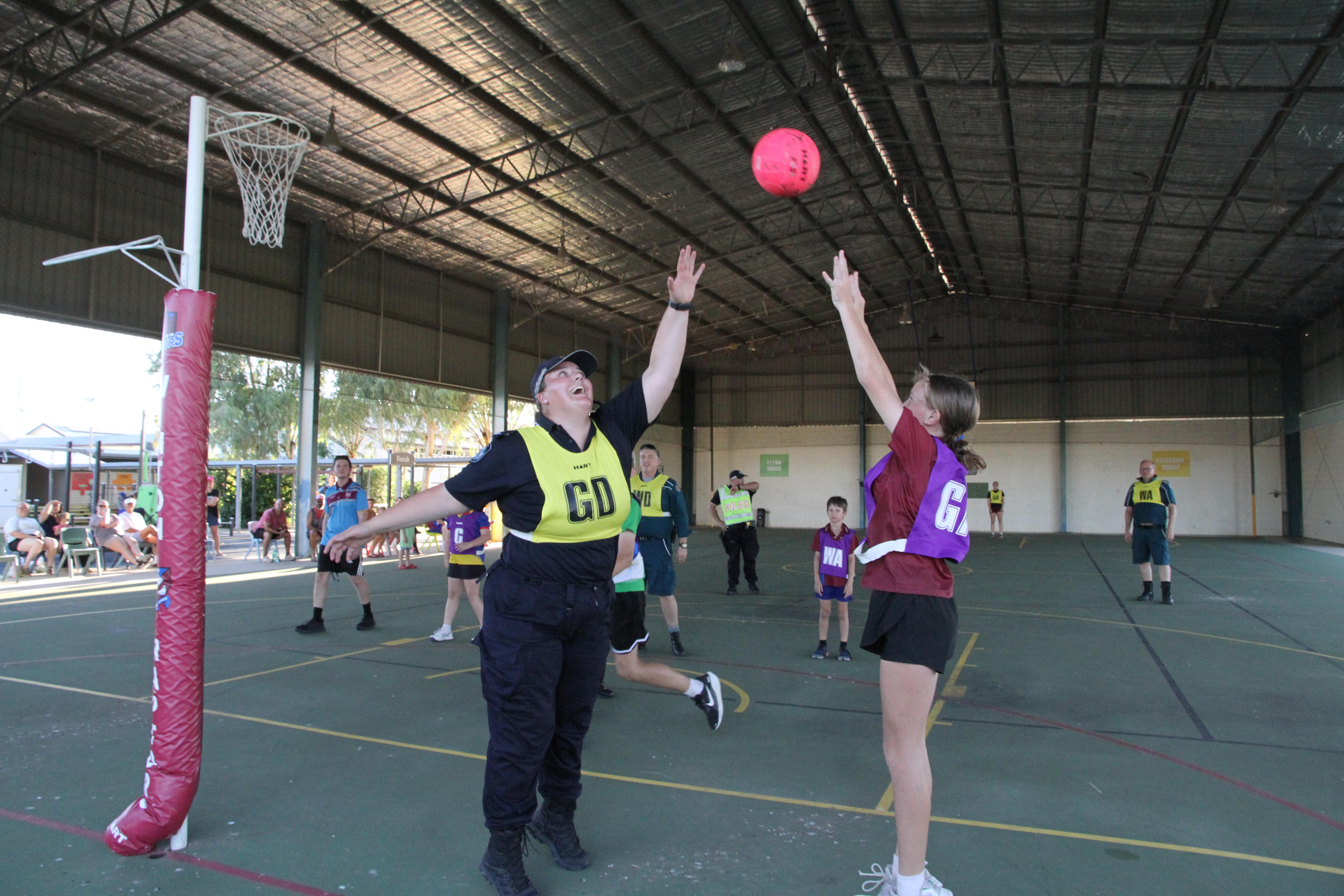 The netball game between police, paramedics and country kids - ABC listen