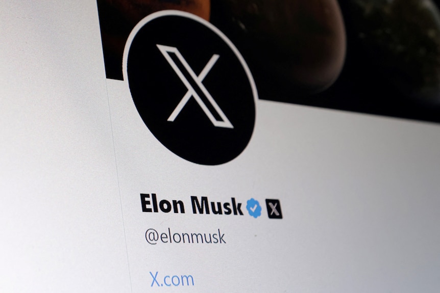 Elon Musk Twitter account is seen in this illustration.
