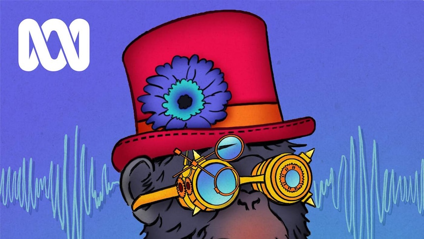 Science Friction logo of a monkey dressed in a steam-punk outfit with glasses and top hat