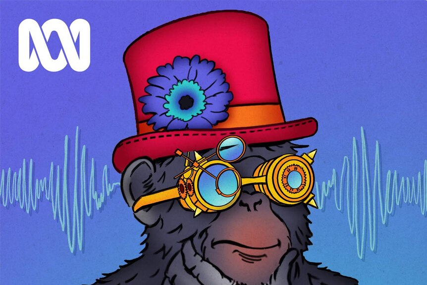 Science Friction logo of a monkey dressed in a steam-punk outfit with glasses and top hat