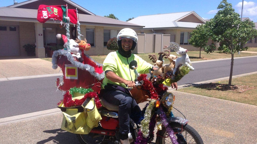 Cam the postie delivering mail.