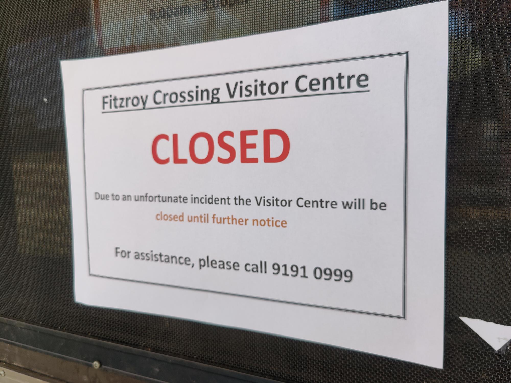 Council votes to close Fitzroy Crossing Visitor Centre after assault on