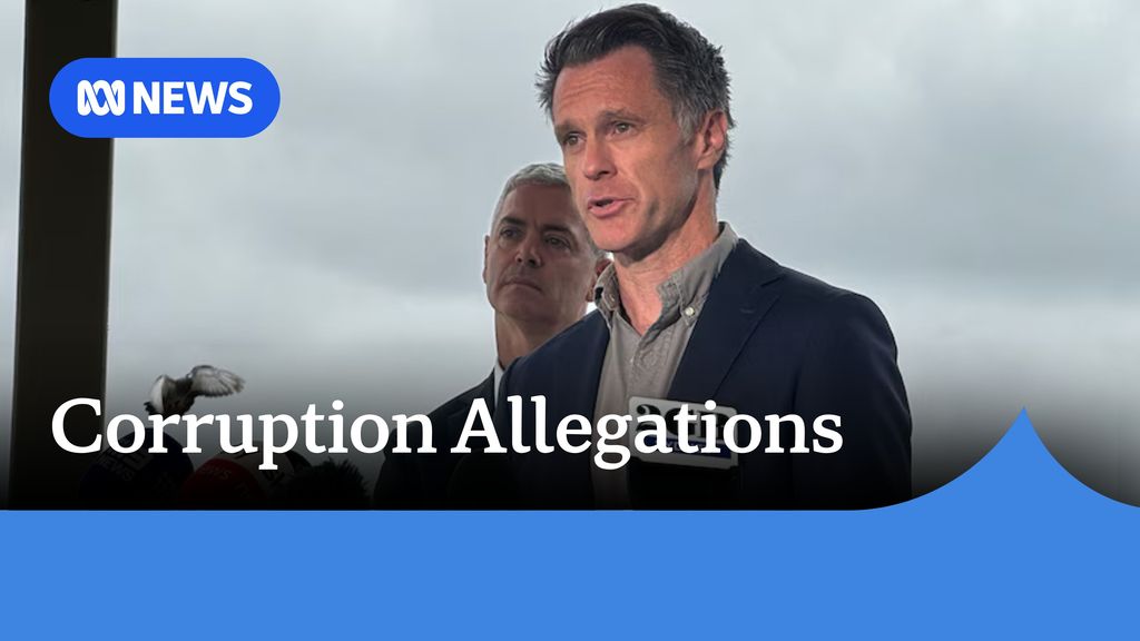 Corruption Allegations: NSW Premier Chris Minns speaking at a media conference.