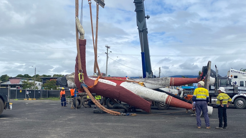 Captain James Cook statue down