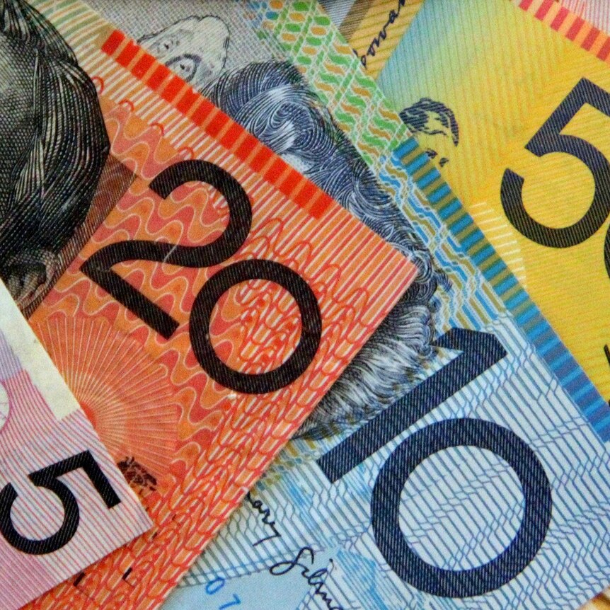 Australian dollar notes.