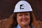 Gina Rinehart at Roy Hill site