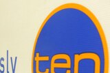 Channel Ten logo and television equipment