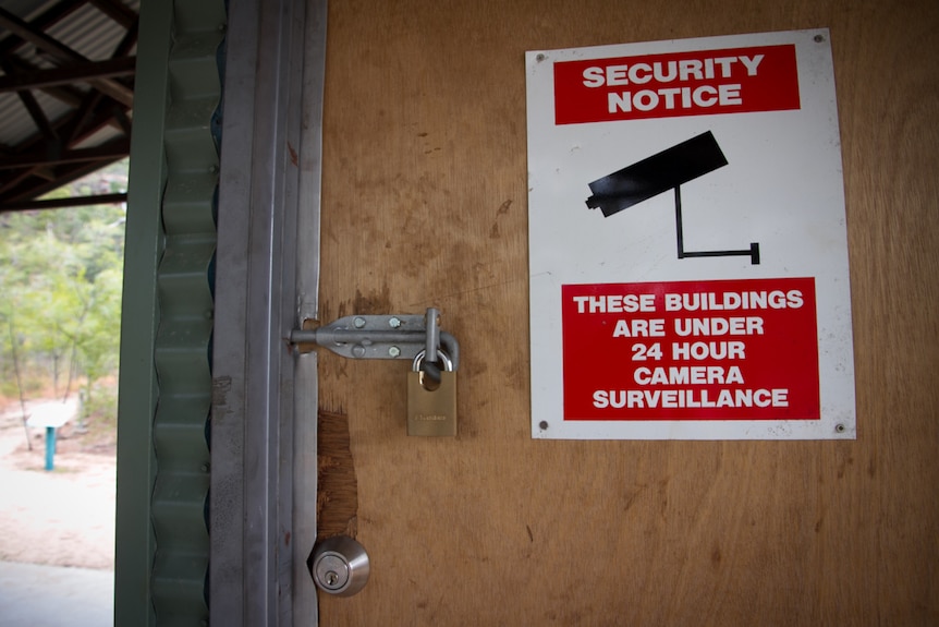 Split Rock site security door