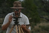 Pioneer surveyors worked with rather primitive equipment