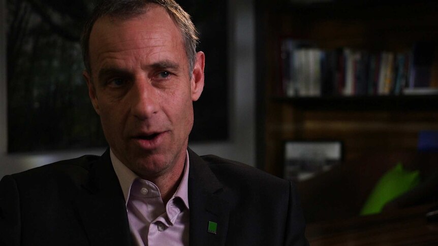 Screenshot of Tasmanian Greens Senator Nick McKim.