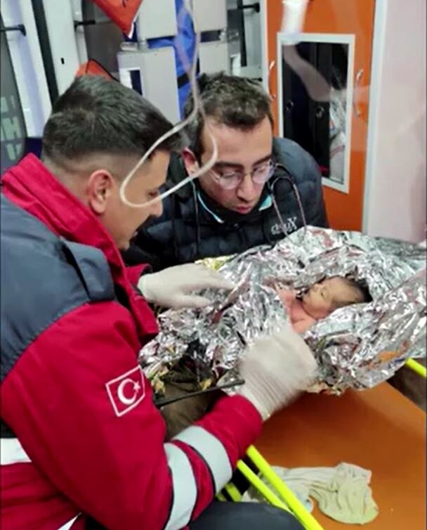 Baby Boy And Mother Rescued From Rubble In Türkiye 90 Hours After ...