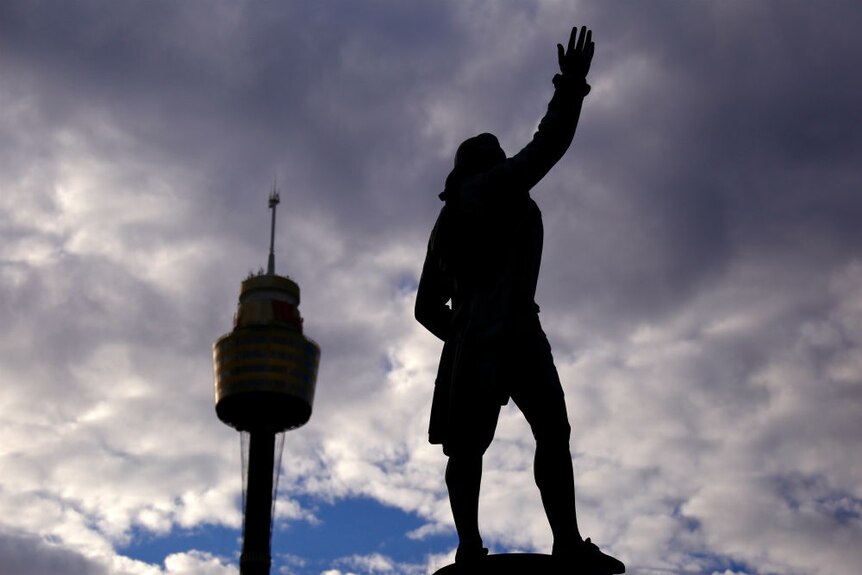 Captain James Cook statue in Sydney's Hyde Park