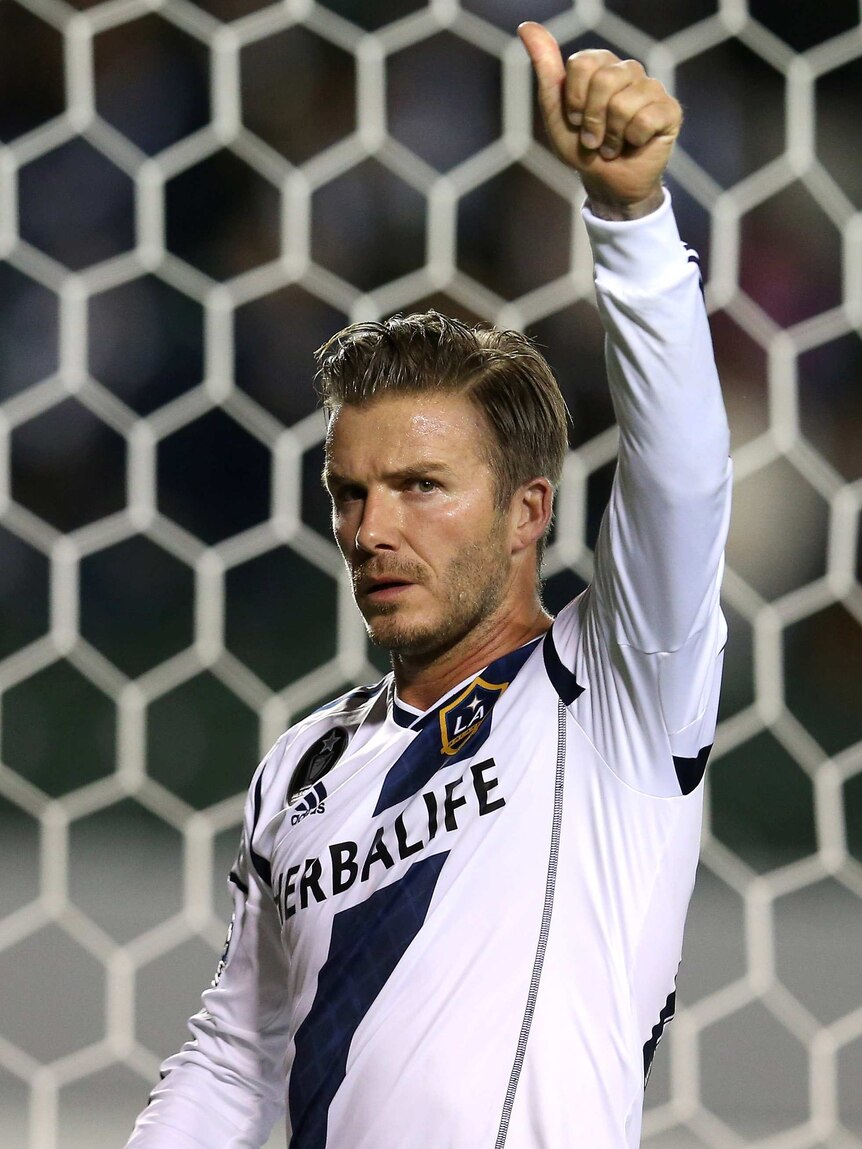 David Beckham says the MLS title decider against Dynamo will be his last for LA Galaxy.