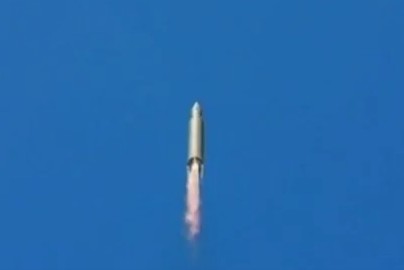 Underside of the Hwasong-14 after its launch in North Korea.