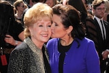 Debbie Reynolds, left, and Carrie Fisher