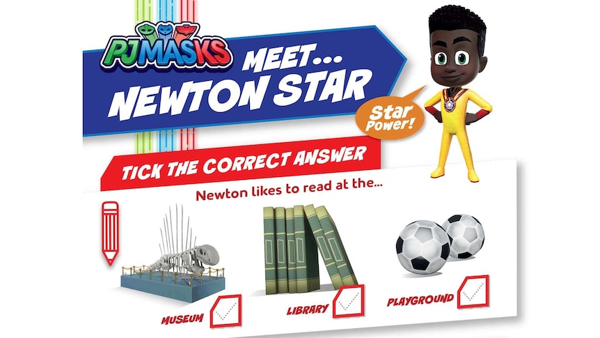 Meet Newton Star activity sheet