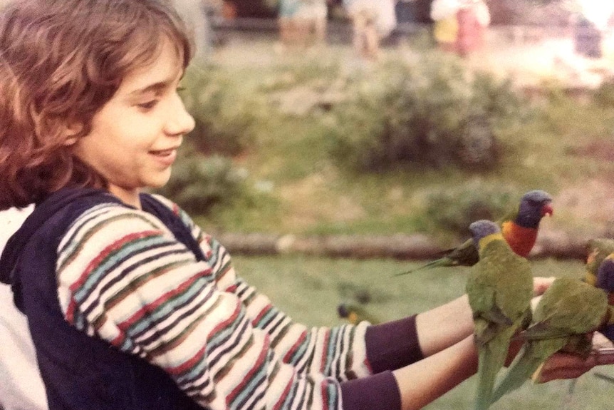 Young Annastacia Palaszczuk at Currumbin Wildlife Sanctuary