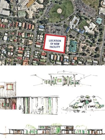 Sketches of the adolescent mental health facility to be built at the Prince Charles Hospital in Brisbane