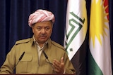 Iraq's Kurdistan region's President Massoud Barzani.