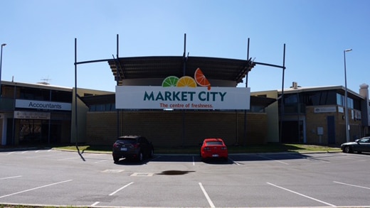 Market City building in Canning Vale including sign.