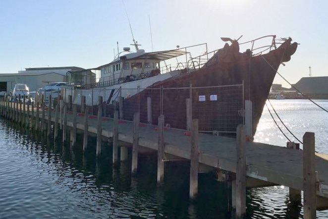 The boat at the centre of the $200 million drug bust.