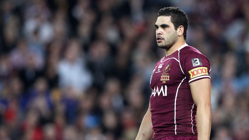Sidelined ... Greg Inglis is battling an injury to the hip he had operated on in the preseason.