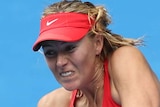 Maria Sharapova at the Australian Open second round