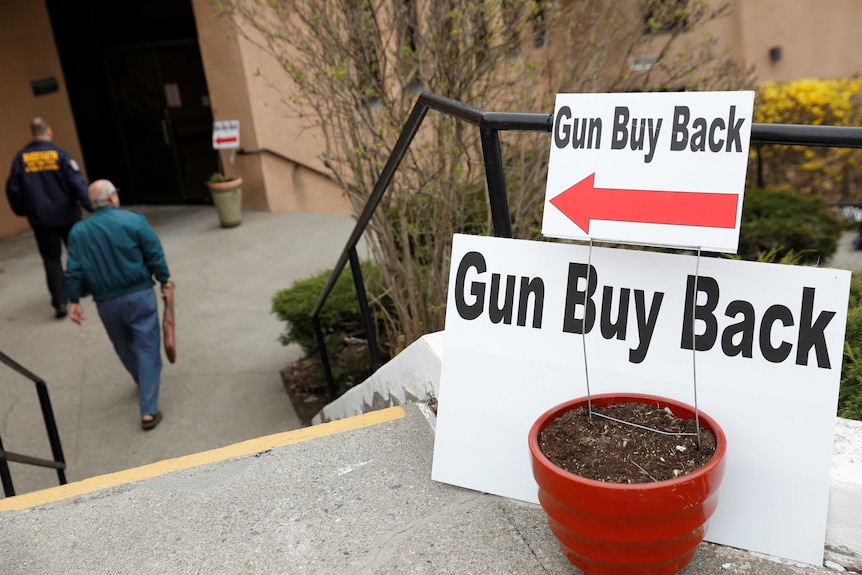 Could a national gunbuyback program reduce the 393 million firearms on
