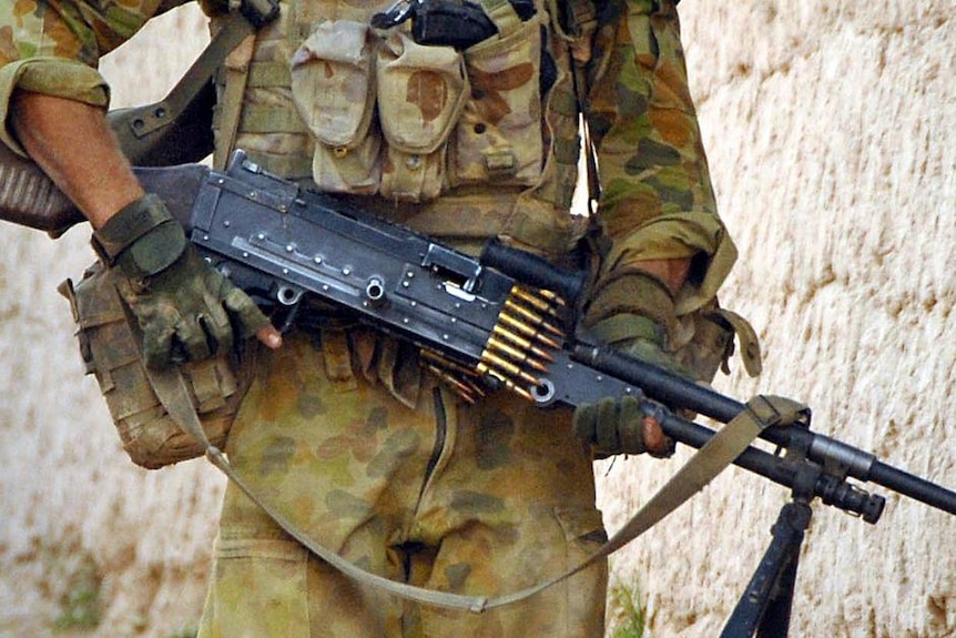 An Australian soldier in Afghanistan