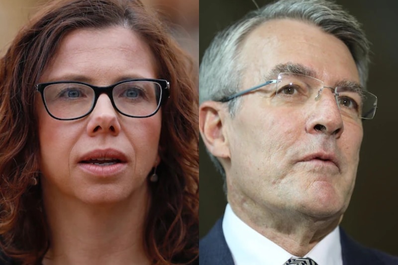 Social Services Minister Amanda Rishworth and Attorney-General Mark Dreyfus.