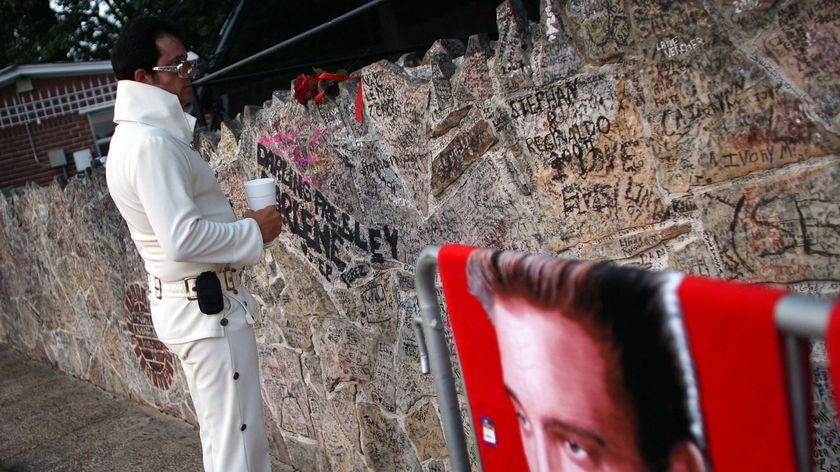 Fans still flock to Elvis Presley's home, Graceland (file photo).