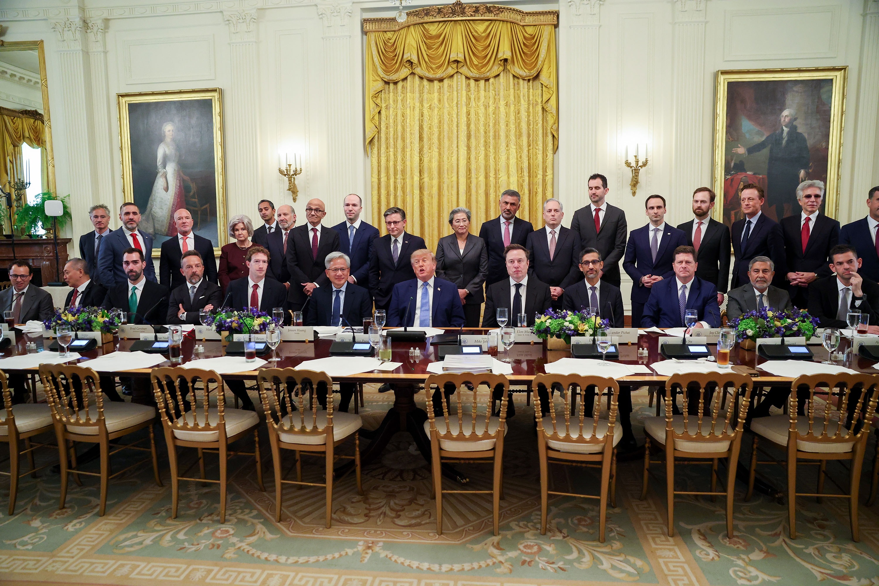 President Trump Meets With AI Executives At White House