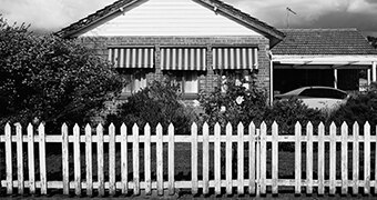 A house with a white picket fence in Whyalla.