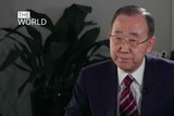 Ban Ki-moon discusses North Korea and Donald Trump with Jake Sturmer for ABC's The World program