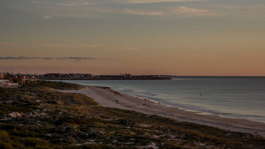 North Fremantle - the harbour at sunset